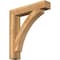 Ekena Millwork Thorton Block Rough Sawn Bracket w/ Offset Brace, Western Red Cedar, 8"W x 40"D x 44"H BKT0806X40X44THR05RWR - alternate 1